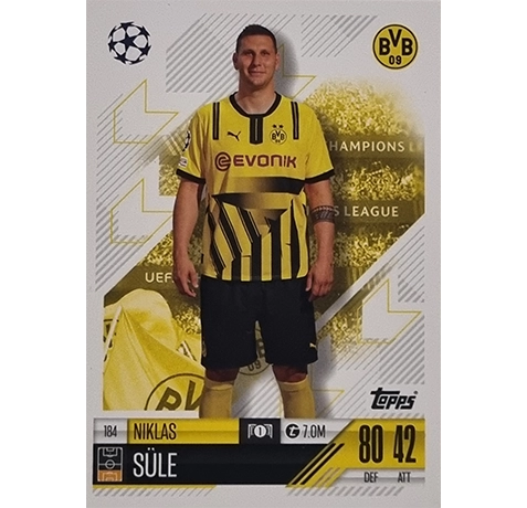 Topps Champions League Match Attax 2024/2025 / 184 Niklas Süle