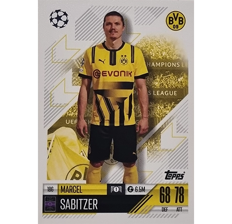 Topps Champions League Match Attax 2024/2025 / 186 Marcel Sabitzer