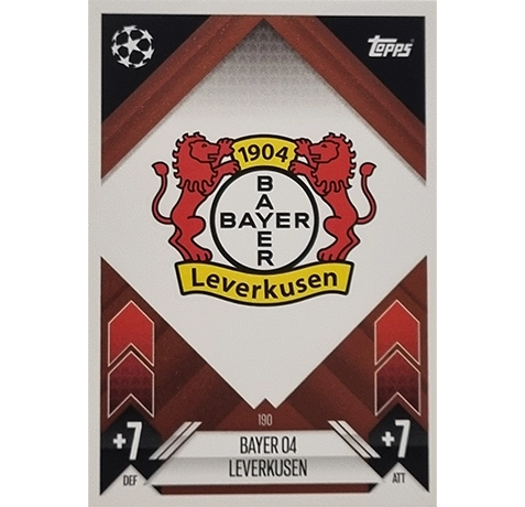 Topps Champions League Match Attax 2024/2025 / 190 Bayer Leverkusen Logo