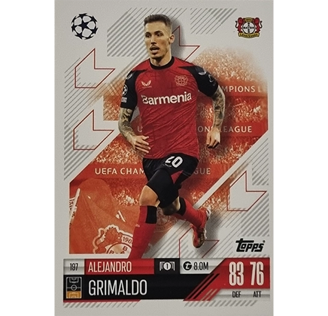 Topps Champions League Match Attax 2024/2025 / 197 Alejandro Grimaldo