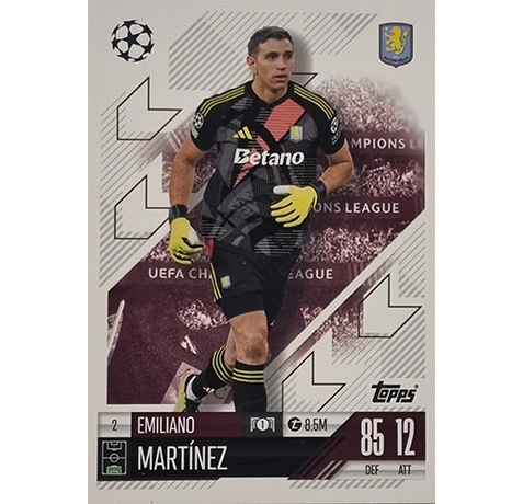 Topps Champions League Match Attax 2024/2025 / 002 Emiliano Martinez