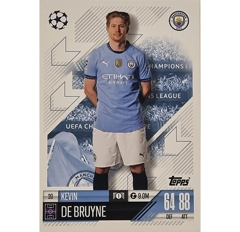 Topps Champions League Match Attax 2024/2025 / 020 Kevin De Bruyne