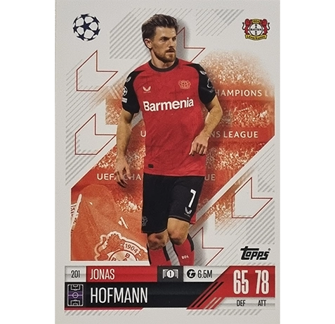 Topps Champions League Match Attax 2024/2025 / 201 Jonas Hofmann