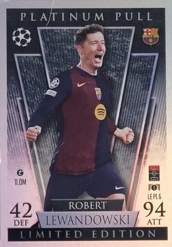 Topps Champions League Match Attax 2024/2025 / LE PL 5 ROBERT LEWANDOWSKI