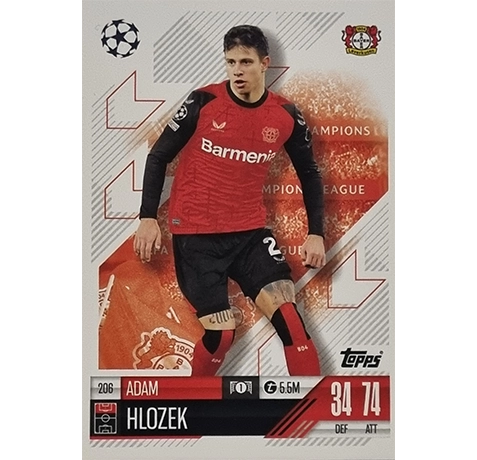 Topps Champions League Match Attax 2024/2025 / 206 Adam Hlozek