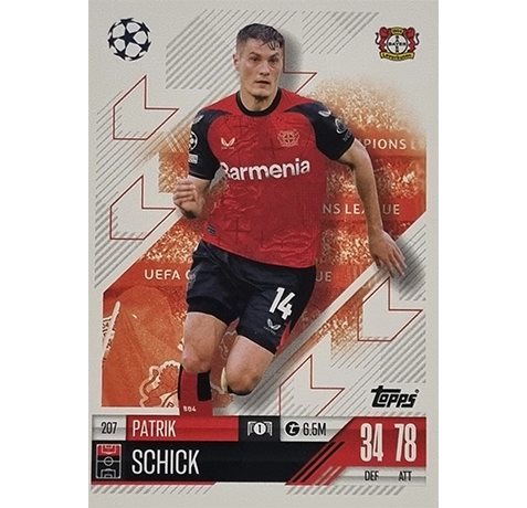 Topps Champions League Match Attax 2024/2025 / 207 Patrik Schick