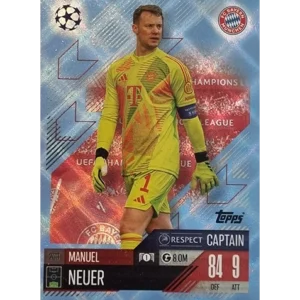 Topps Champions League Match Attax 2024/2025 / 209 Manuel Neuer / Blau Parallel