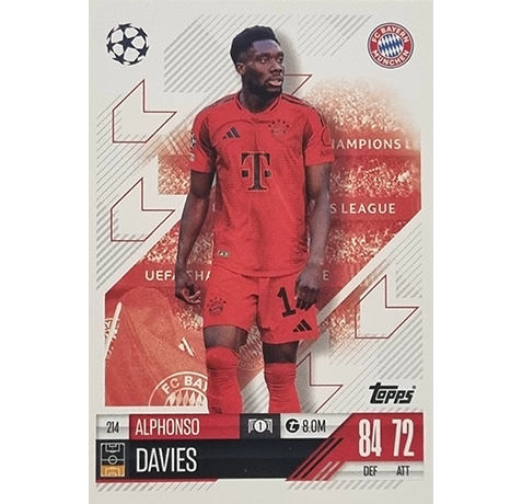 Topps Champions League Match Attax 2024/2025 / 214 Alphonso Davies