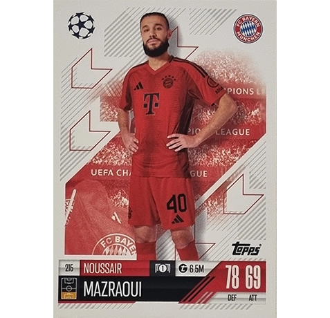 Topps Champions League Match Attax 2024/2025 / 215 Noussair Mazraoui