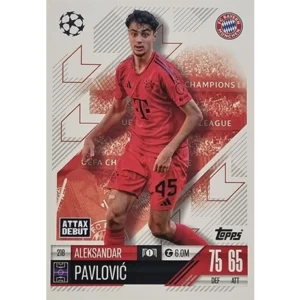 Topps Champions League Match Attax 2024/2025 / 218 Aleksandar Pavlovic