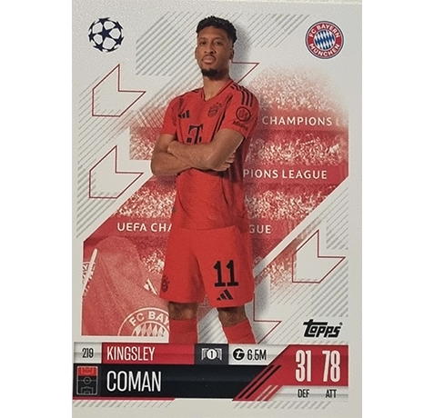 Topps Champions League Match Attax 2024/2025 / 219 Kingsley Coman