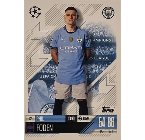 Topps Champions League Match Attax 2024/2025 / 022 Phil Foden