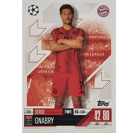 Topps Champions League Match Attax 2024/2025 / 220 Serge Gnabry