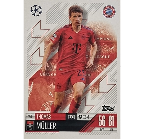 Topps Champions League Match Attax 2024/2025 / 221 Thomas Müller