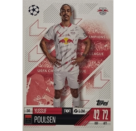 Topps Champions League Match Attax 2024/2025 / 241 Yussuf Poulsen