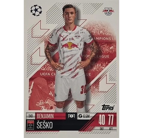 Topps Champions League Match Attax 2024/2025 / 243 Benjamin Sesko