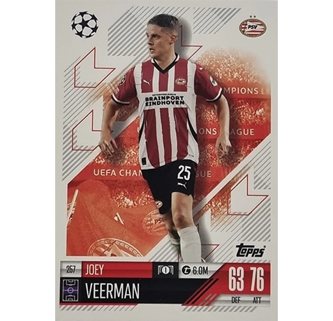 Topps Champions League Match Attax 2024/2025 / 257 Joey Veerman