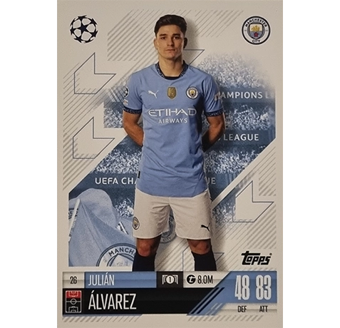 Topps Champions League Match Attax 2024/2025 / 026 Julian Alvarez