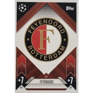 Topps Champions League Match Attax 2024/2025 / 262 Feyenoord Rotterdam Logo