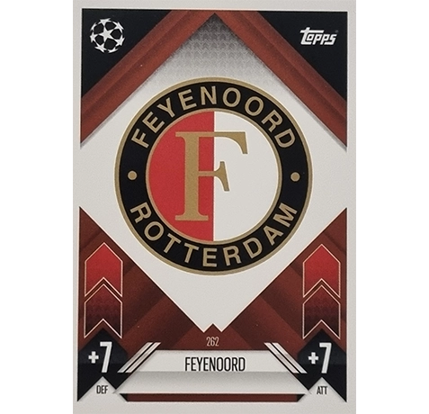 Topps Champions League Match Attax 2024/2025 / 262 Feyenoord Rotterdam Logo