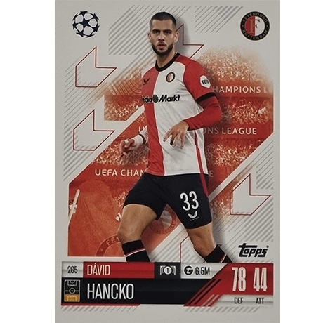 Topps Champions League Match Attax 2024/2025 / 265 David Hancko