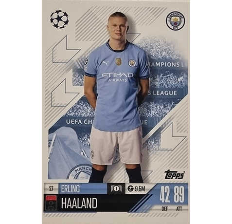 Topps Champions League Match Attax 2024/2025 / 027 Erling Haaland