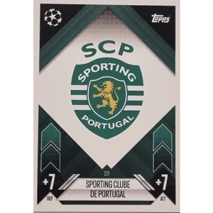 Topps Champions League Match Attax 2024/2025 / 271 Sporting Lissabon Logo