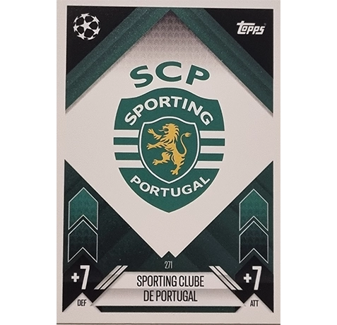 Topps Champions League Match Attax 2024/2025 / 271 Sporting Lissabon Logo