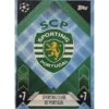 Topps Champions League Match Attax 2024/2025 / 271 Sporting Lissanbon Logo / Blau Parallel