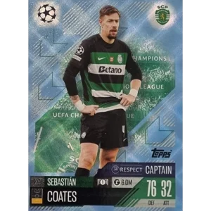 Topps Champions League Match Attax 2024/2025 / 274 Sebastian Coates / Blau Parallel