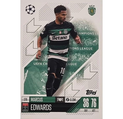 Topps Champions League Match Attax 2024/2025 / 278 Marcus Edwards