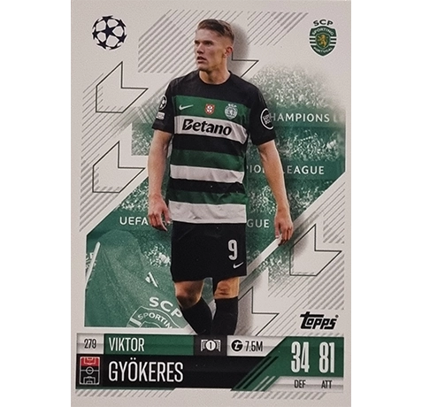 Topps Champions League Match Attax 2024/2025 / 279 Viktor Gyökeres