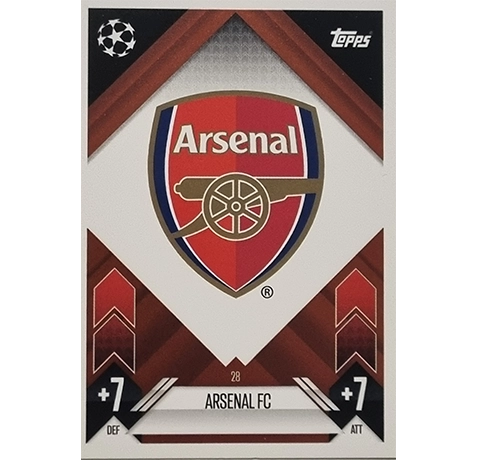 Topps Champions League Match Attax 2024/2025 / 028 Arsenal Logo