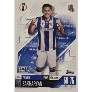 Topps Champions League Match Attax 2024/2025 / 285 Arsen Zakharyan