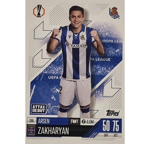 Topps Champions League Match Attax 2024/2025 / 285 Arsen Zakharyan