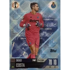 Topps Champions League Match Attax 2024/2025 / 290 Diogo Costa / Blau Parallel