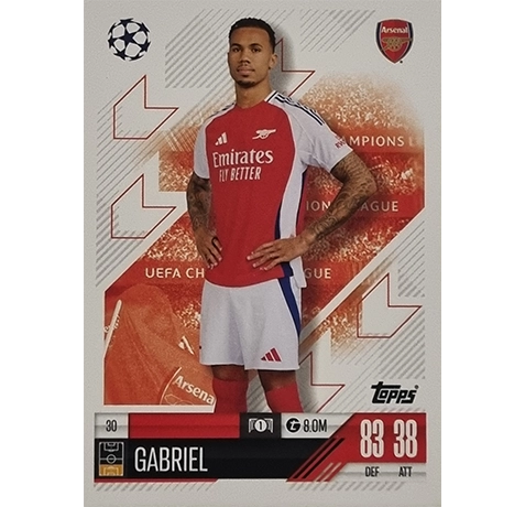 Topps Champions League Match Attax 2024/2025 / 030 Gabriel