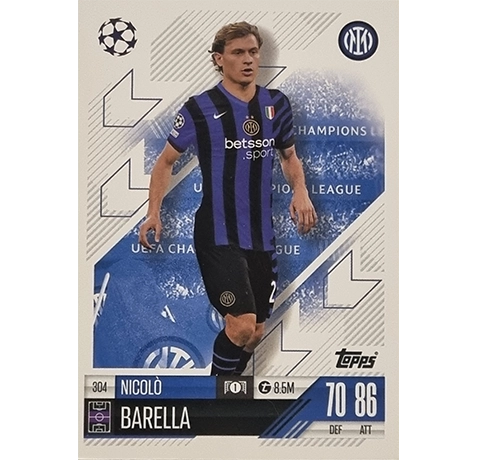 Topps Champions League Match Attax 2024/2025 / 304 Nicola Barella