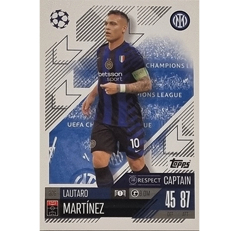 Topps Champions League Match Attax 2024/2025 / 306 Lautaro Martinez