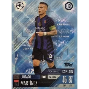 Topps Champions League Match Attax 2024/2025 / 306 Lautaro Martinez / Blau Parallel