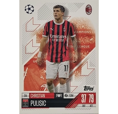 Topps Champions League Match Attax 2024/2025 / 314 Christian Pulisic