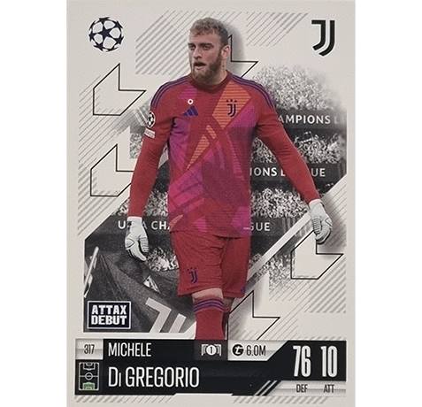 Topps Champions League Match Attax 2024/2025 / 317 Michele Di Gregorio