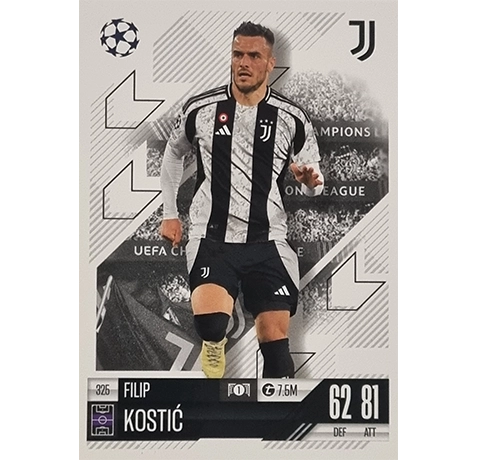 Topps Champions League Match Attax 2024/2025 / 325 Filip Kostic