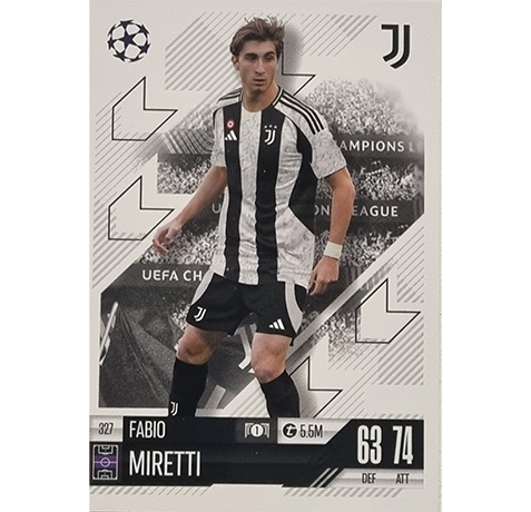 Topps Champions League Match Attax 2024/2025 / 327 Fabio Miretti