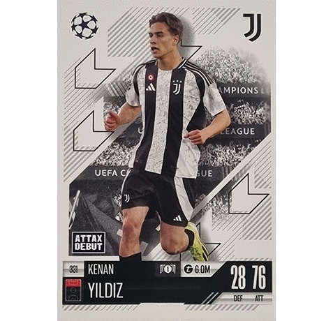 Topps Champions League Match Attax 2024/2025 / 331 Kenan Yildiz