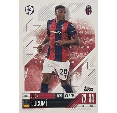 Topps Champions League Match Attax 2024/2025 / 336 Jhon Lucumi