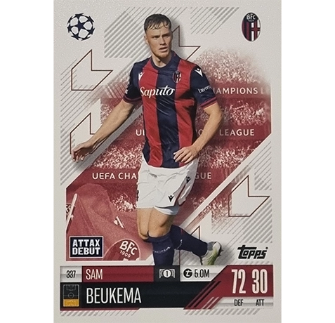 Topps Champions League Match Attax 2024/2025 / 337 Sam Beukema