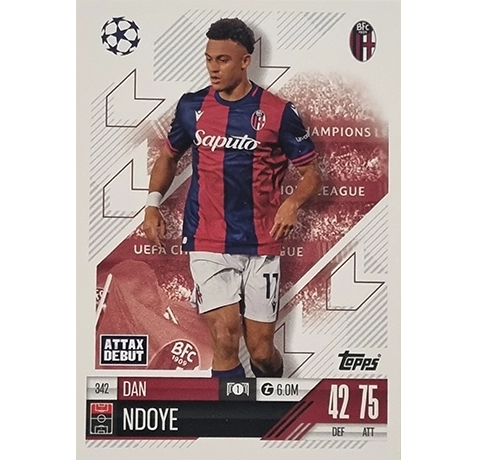 Topps Champions League Match Attax 2024/2025 / 342 Dan Ndoye