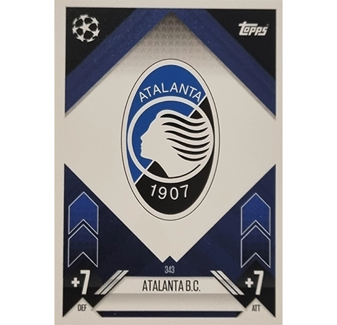 Topps Champions League Match Attax 2024/2025 / 343 Atalanta Bergamo Logo