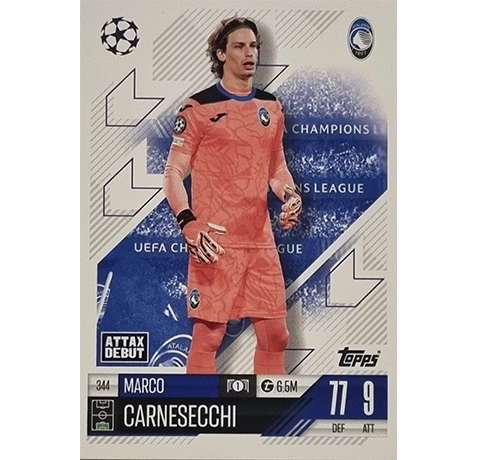 Topps Champions League Match Attax 2024/2025 / 344 Marco Carnesecchi